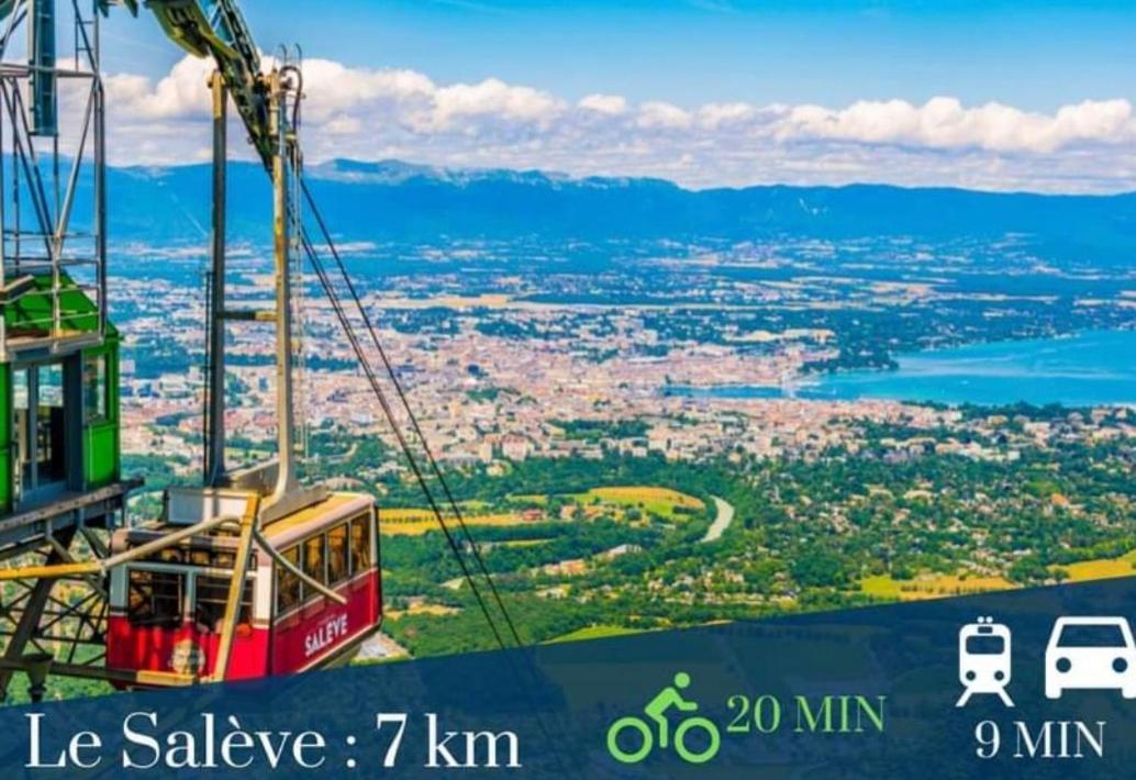 Apart 5 Personnes, 1Min Gare D'Annemasse, Geneve 5Km Exteriör bild