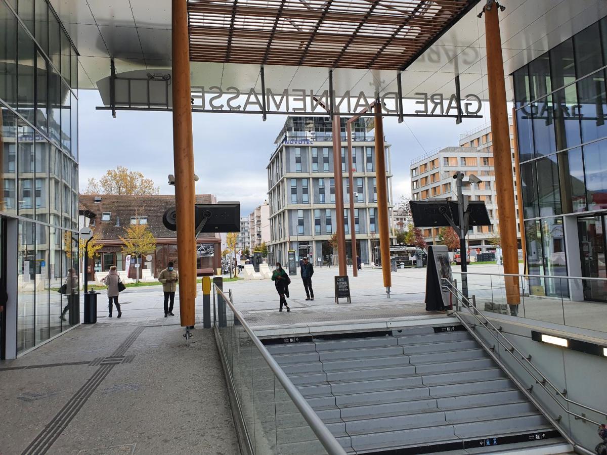Apart 5 Personnes, 1Min Gare D'Annemasse, Geneve 5Km Exteriör bild