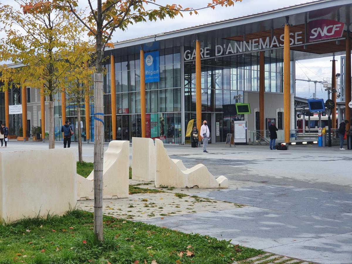 Apart 5 Personnes, 1Min Gare D'Annemasse, Geneve 5Km Lägenhet Exteriör bild